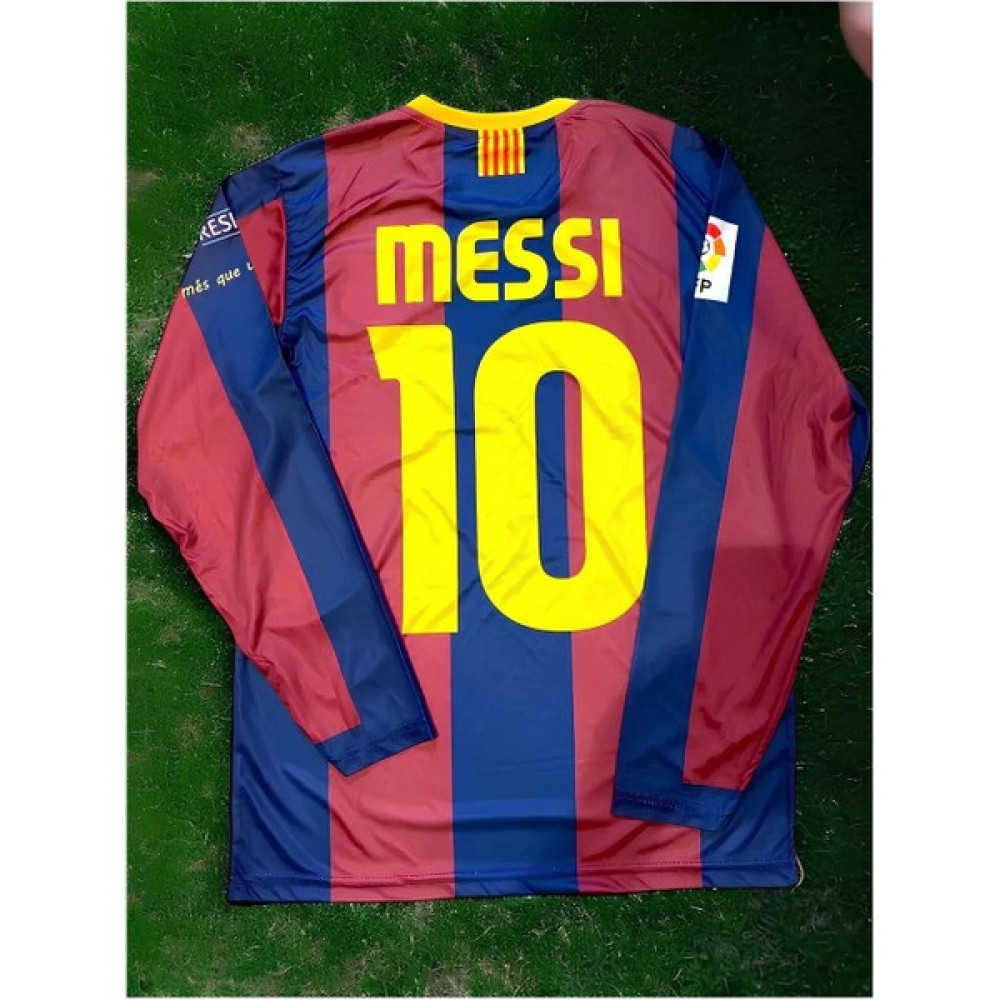 Gökmenspor Fc Barcelona Messi Bordo 2011/12 Sezon Uzun Kollu Retro Yetişkin Forması Futbol Malzemeleri Fiyatı