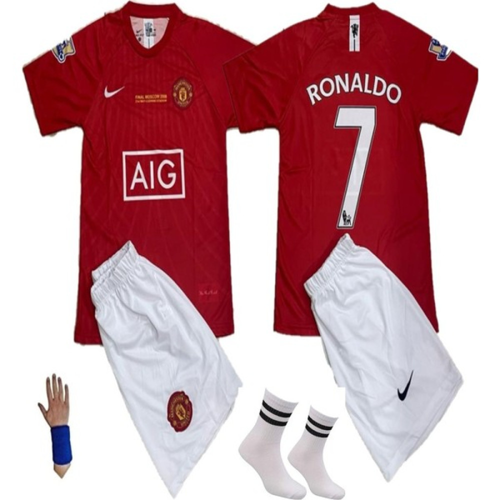 Gökmenspor Manchester Unıted 2008 Ronaldo Şampiyonlar Ligi 4 Lü Set Çocuk Forması Futbol Malzemeleri Fiyatı