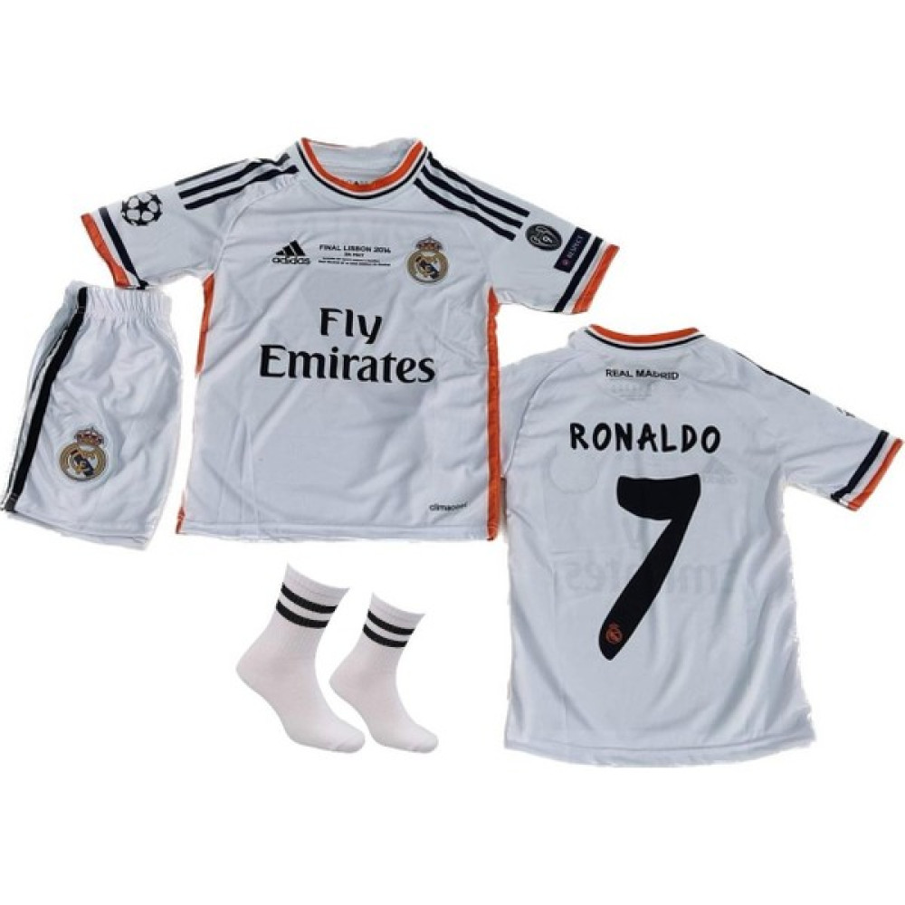 Gökmenspor Real Madrid Beyaz Ronaldo Fıfa Lisbon 2014 Final 3'lü Çocuk Forması Futbol Malzemeleri Fiyatı