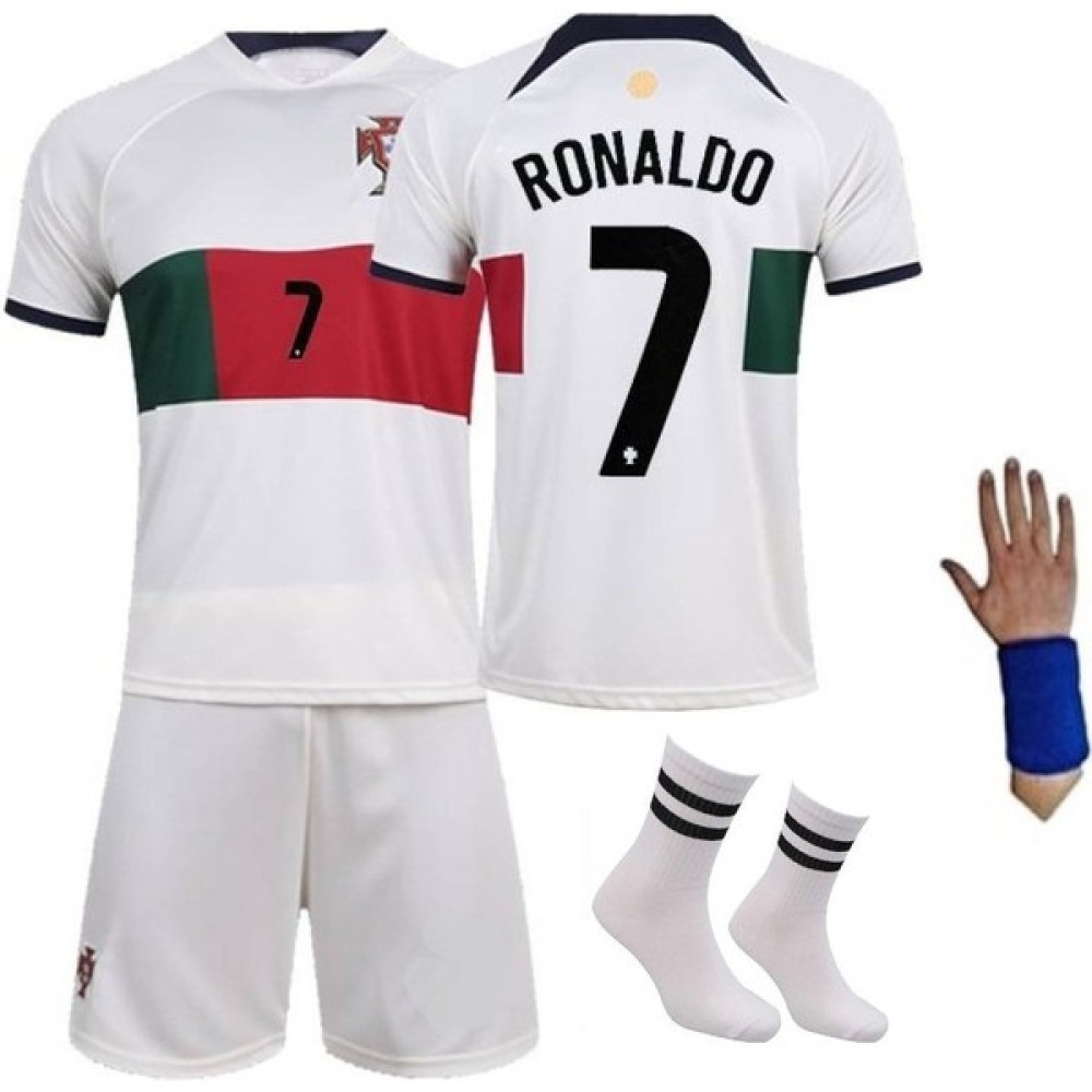 Gökmenspor Ronaldo Portekiz Beyaz Dünya Kupası 4 Lü Set Çocuk Forması Futbol Malzemeleri Fiyatı