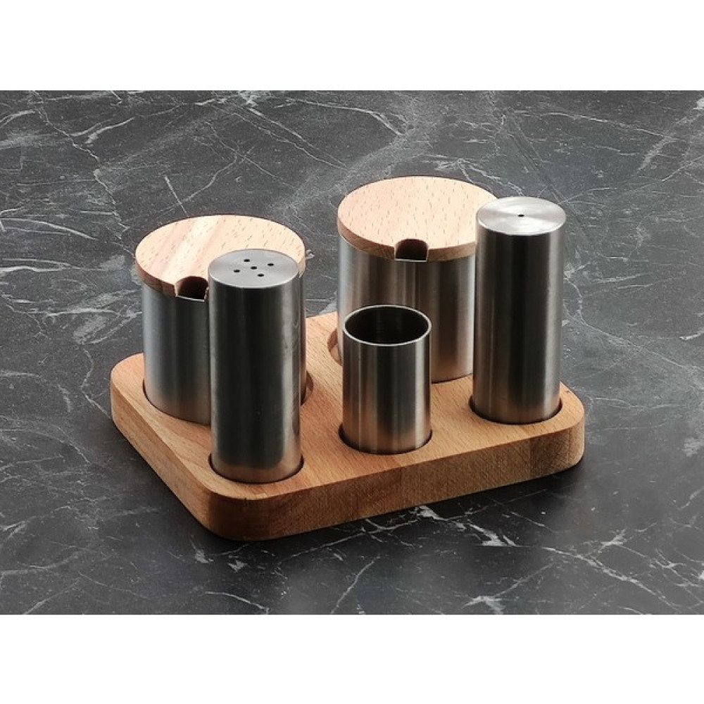 Göksan Mutfak Kafe Restaurant Tuzluk Biberlik Baharatlık Kürdanlık Seti 133 - Gri - 200 ml Baharat Setleri & Baharatlıklar Fiyatı