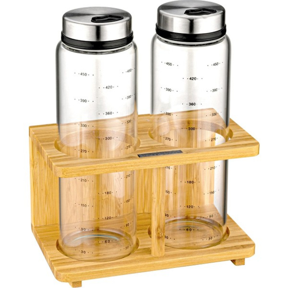 Göksan Mutfak Kafe Restaurant Tuzluk Biberlik Baharatlık Nano Büyük 2'li - Şeffaf - 500 ml Baharat Setleri & Baharatlıklar Fiyatı