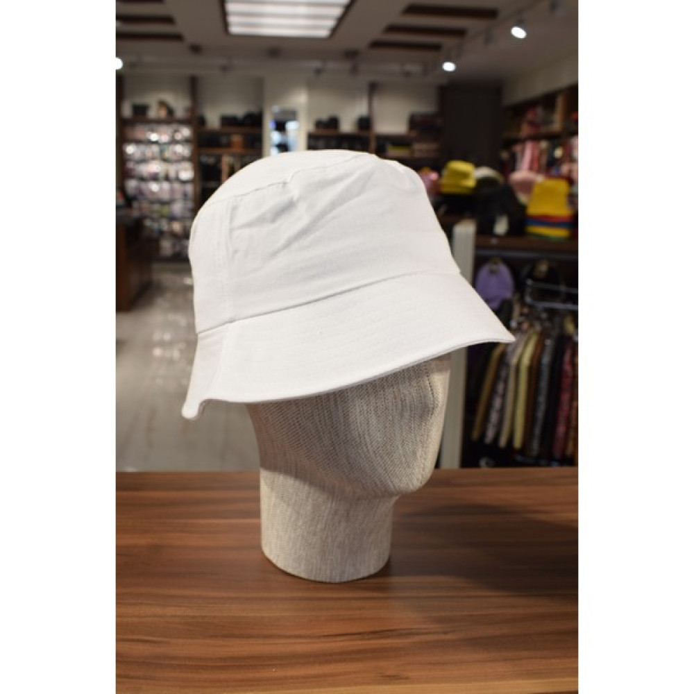 Göksu Şapka Beyaz Unisex Keten Bucket Şapka Kova Balıkçı Şapka Pamuk Erkek Şapkası Fiyatı