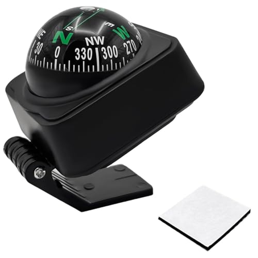 GOKT Marine Compass - Variable Angle Car & Dash Compass, Reliable Navigation Tool