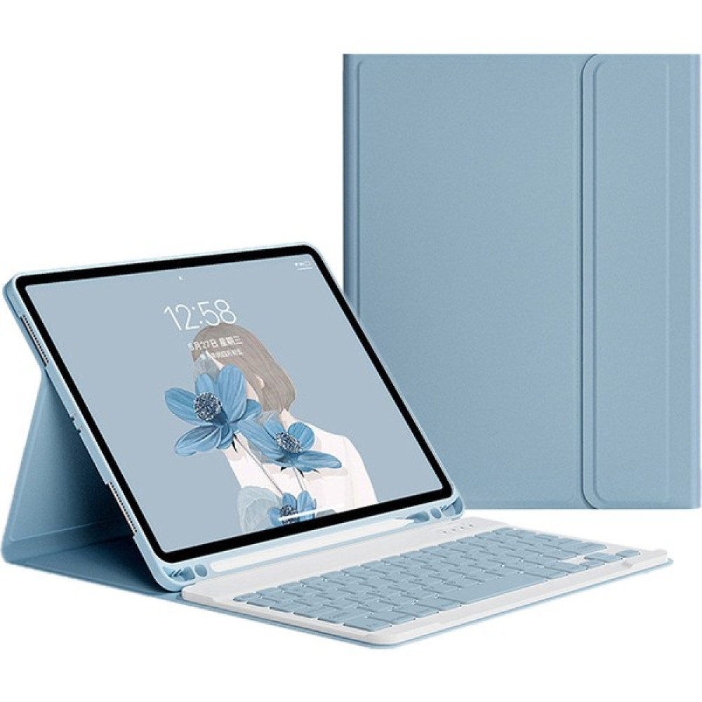 Gold 3c Ipad 10.2 Inç Için Klavyeli Kılıf-Mavi (Yurt Dışından) - Mavi Tablet Aksesuarı Fiyatı
