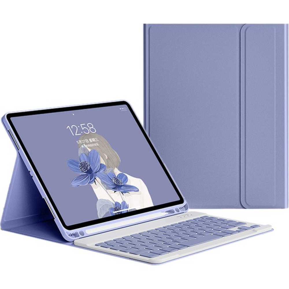 Gold 3c Ipad 10.2 Inç Için Klavyeli Kılıf-Mor (Yurt Dışından) - Mor Tablet Aksesuarı Fiyatı