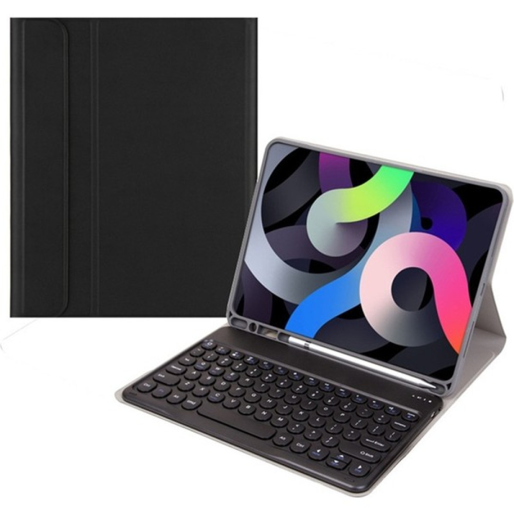 Gold 3c Samsung Galaxy Tab S7 Için 11 Inç 2020 (MODEL:SM-T870 SM-T875 SM-T878) Tablet Yuvarlak Tuş Klavye Kılıfı (Yurt Dışından) - Siyah - Siyah Tablet Aksesuarı Fiyatı