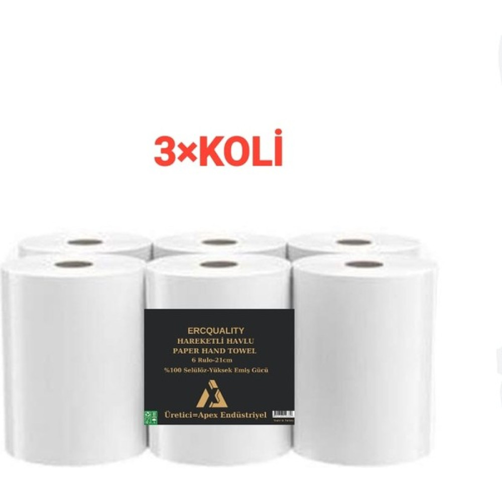 Gold Arrow Apex Hareketli Havlu 21 CM%100 Selülöz (3 Koli 18 Rulo) Kağıt Havlu Fiyatı