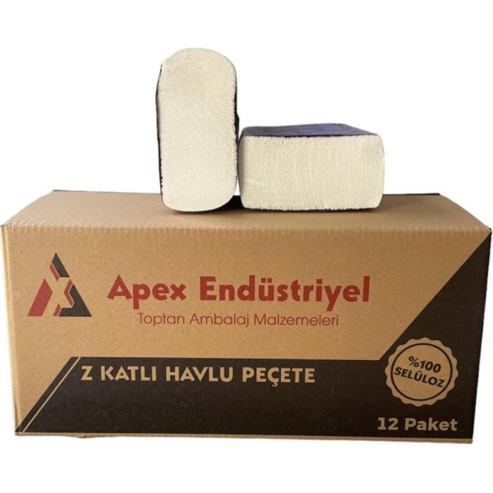 Gold Arrow APEX Z PEÇETE EXTRA Çift Katlı 200 Yaprak - 12 Paket %100 SelüloZ - Beyaz Peçete Fiyatı