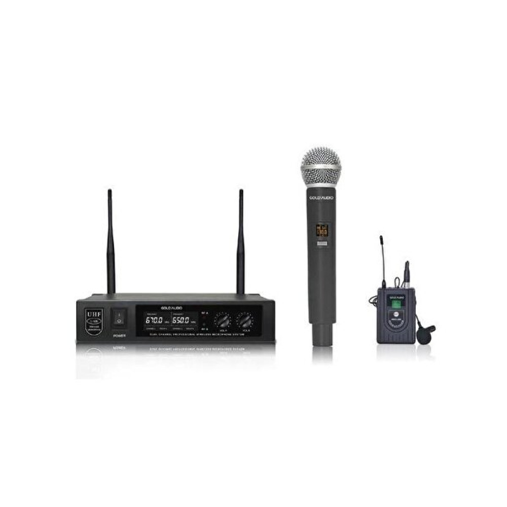 Gold Audio U626-Ey UHF Telsiz - 2'li Yaka Mikrofonu Bilgisayar Mikrofonu Fiyatı