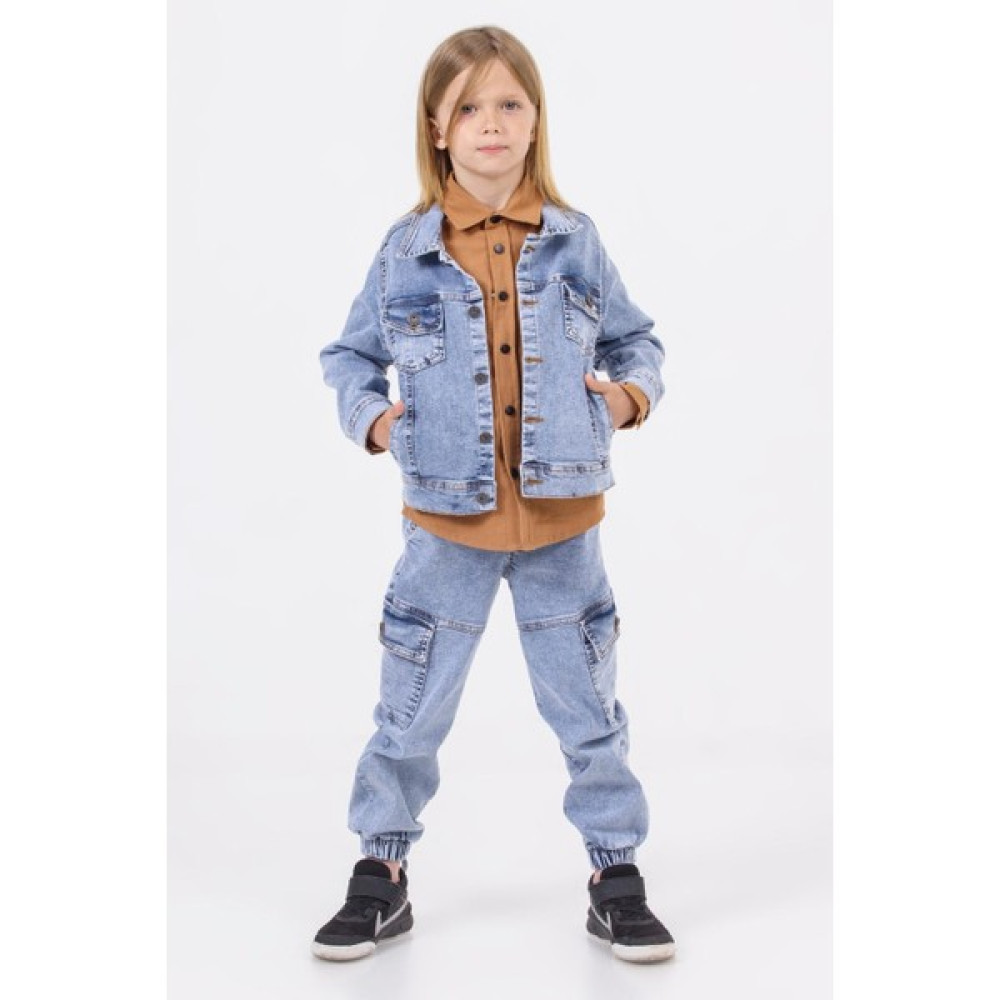 Gold Class Kidswear Cepli Düğmeli Erkek Çocuk Kot Ceket Erkek Çocuk Mont Fiyatı