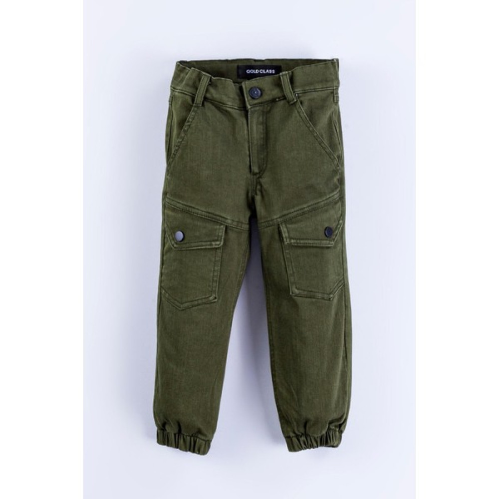 Gold Class Kidswear Çift Cepli Lastikli Paça Jogger Erkek Çocuk Pantolon Erkek Çocuk Pantolon Fiyatı