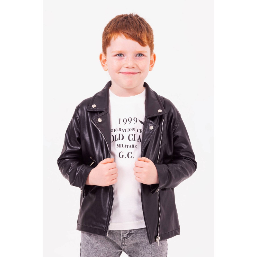 Gold Class Kidswear Fermuarlı Erkek Çocuk Deri Ceket 9-10 Yaş Beden Bayan Ceket Fiyatı