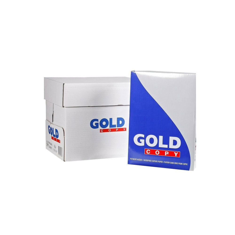 Gold Copy A4 Fotokopi Kağıdı 80 gr 1 Koli 5 Paket 2500 Sayfa Fotokopi Kağıdı Fiyatı