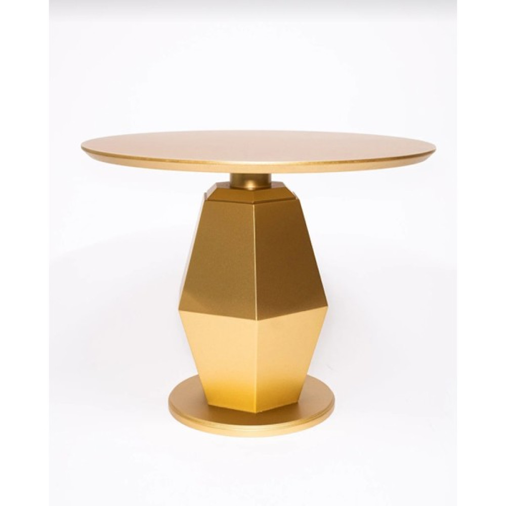 Gold Design Mantar Prizma Mdf Gold 50 cm Orta Sehpa Orta Sehpa Fiyatı