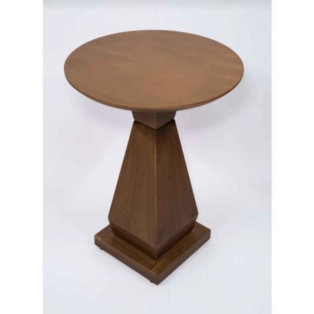 Gold Design Tekli Majestik Ahşap Mdf Ceviz 45 cm Yan Sehpa Yan Sehpa Fiyatı