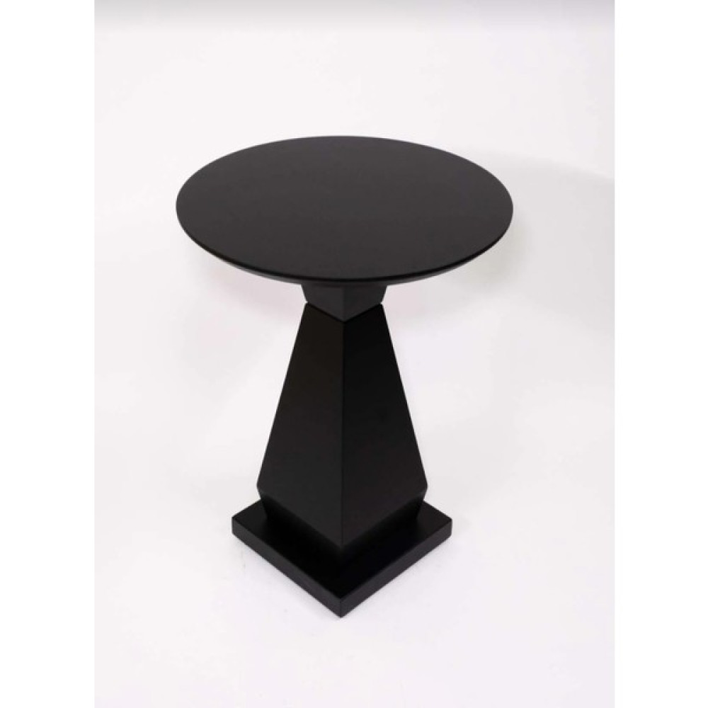 Gold Design Tekli Majestik Ahşap Mdf Siyah 55 cm Yan Sehpa Yan Sehpa Fiyatı
