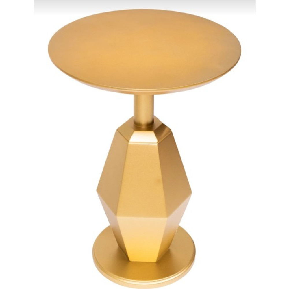 Gold Design Tekli Mantar Prizma Mdf Gold 55 cm Yan Sehpa Yan Sehpa Fiyatı
