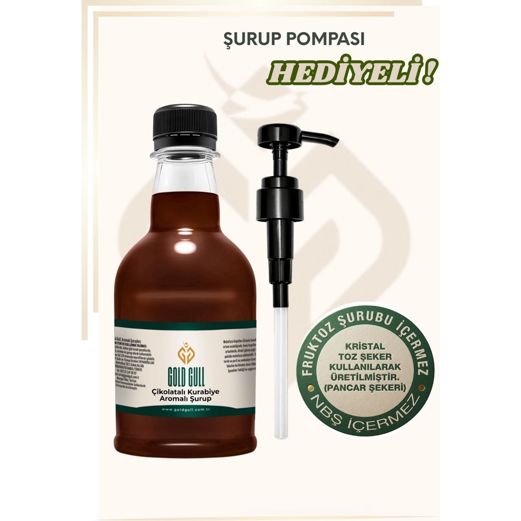 Gold Gull Çikolatalı Kurabiye  Aromalı Kahve & Meyve Şurubu 300 ml - Kahve Karışımı Giyim & İç Giyim Fiyatı