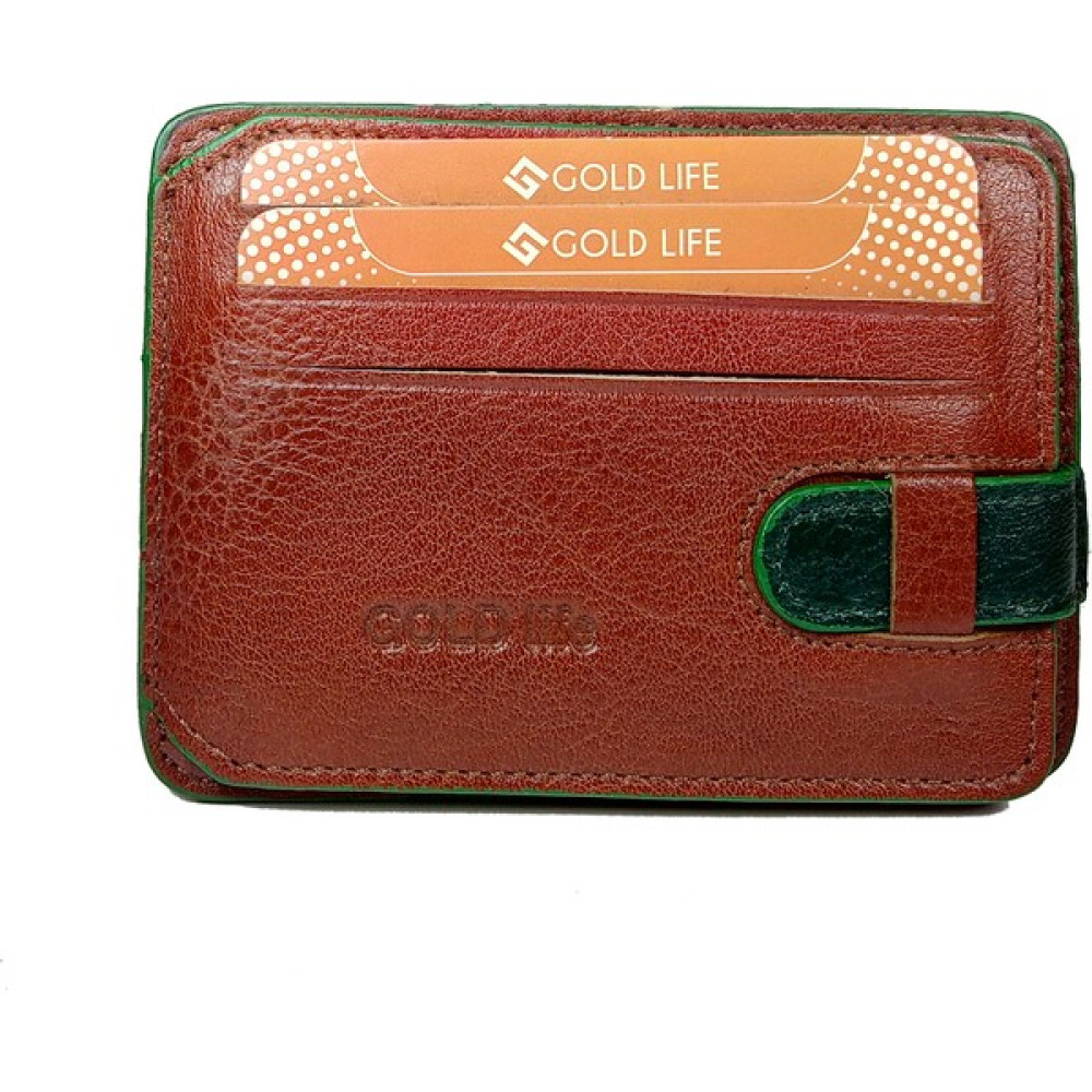 Gold Life Deri Kartlık Cüzdan - Kahverengi Erkek Cüzdan Fiyatı