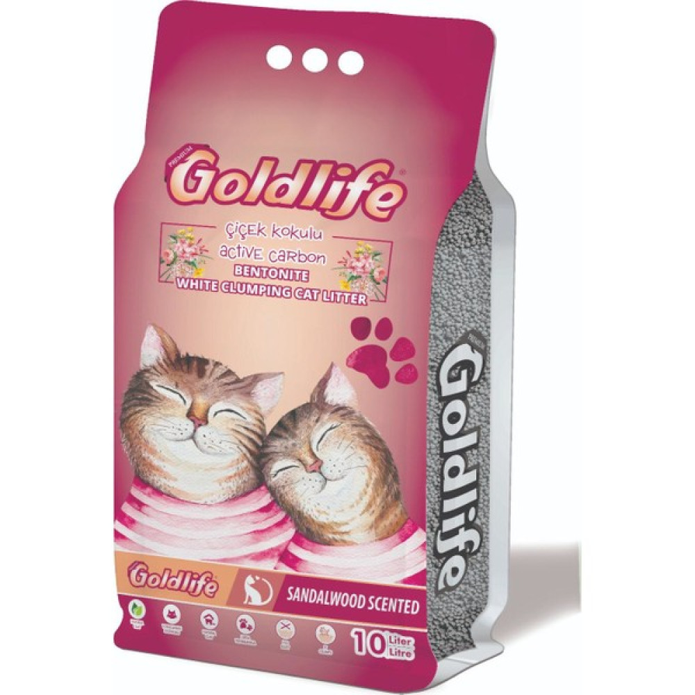 Gold Life Kedi Kumu 10 lt Active Carbon Çiçek Kokulu Bentonit Evcil Hayvan Ürünleri Fiyatı
