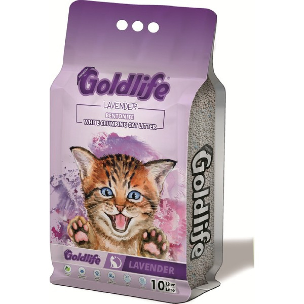 Gold Life Premium Lavender Kedi Kumu 10 l Evcil Hayvan Ürünleri Fiyatı