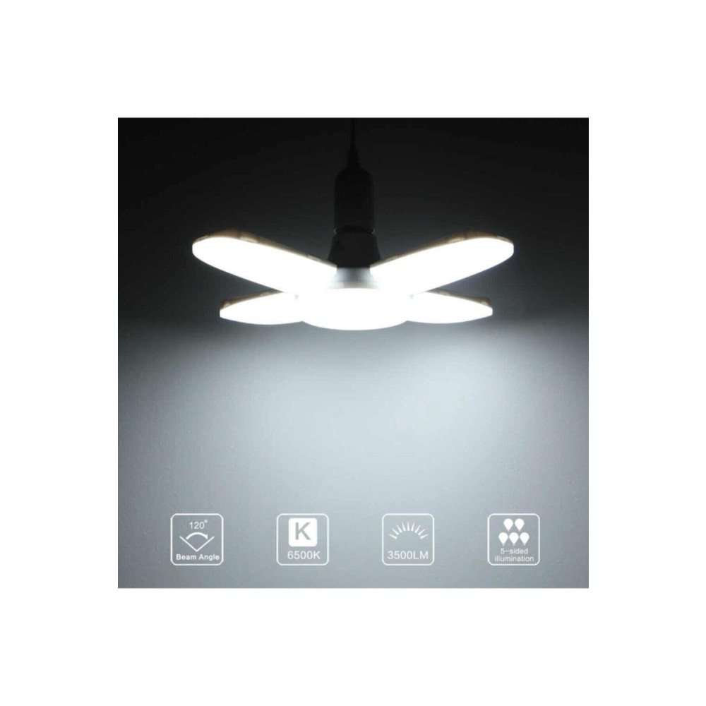 gold light 50 Wat 5.000 Lumen 4 Kollu Katlanır Pervane Led Ampül Tasarruflu 50 Wat Kanatlı Led Klasik Ampul Fiyatı