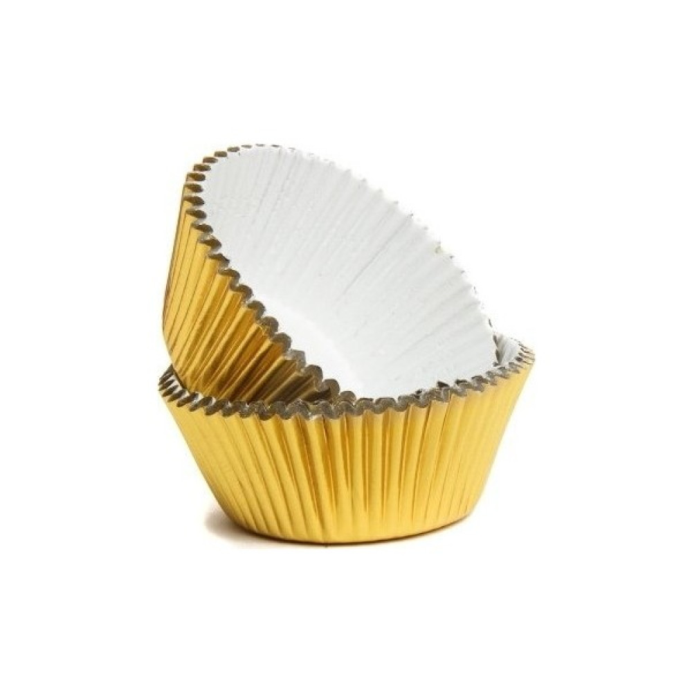 Gold Mini Cupcake Muffin Kağıt 100 Adet - Sarı Kek Kalıpları Fiyatı