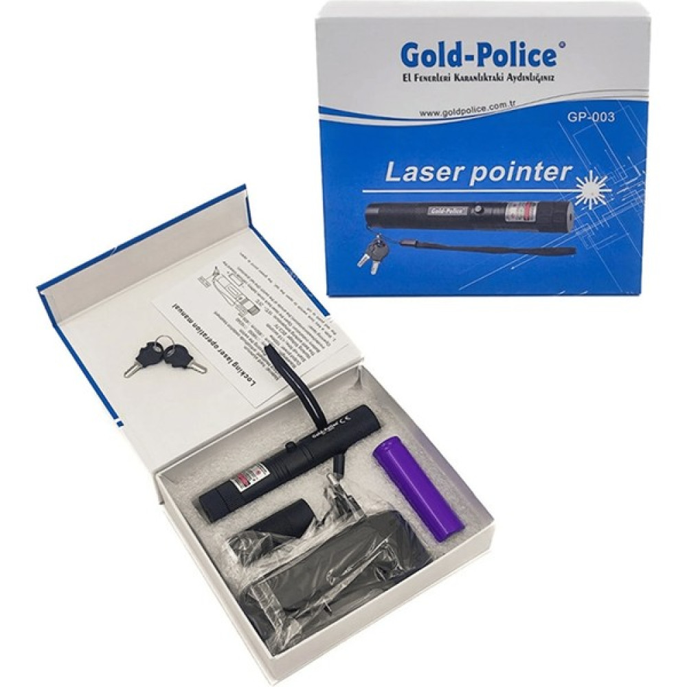 Gold Police GP-003 Şarjlı Yeşil Lazer Işık Kamp Malzemeleri Fiyatı