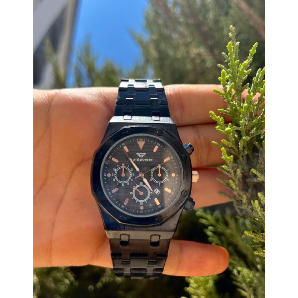 Gold Power Rolex Model Çelik Lüks Erkek Kol Saati - Siyah Kol Saatleri Fiyatı