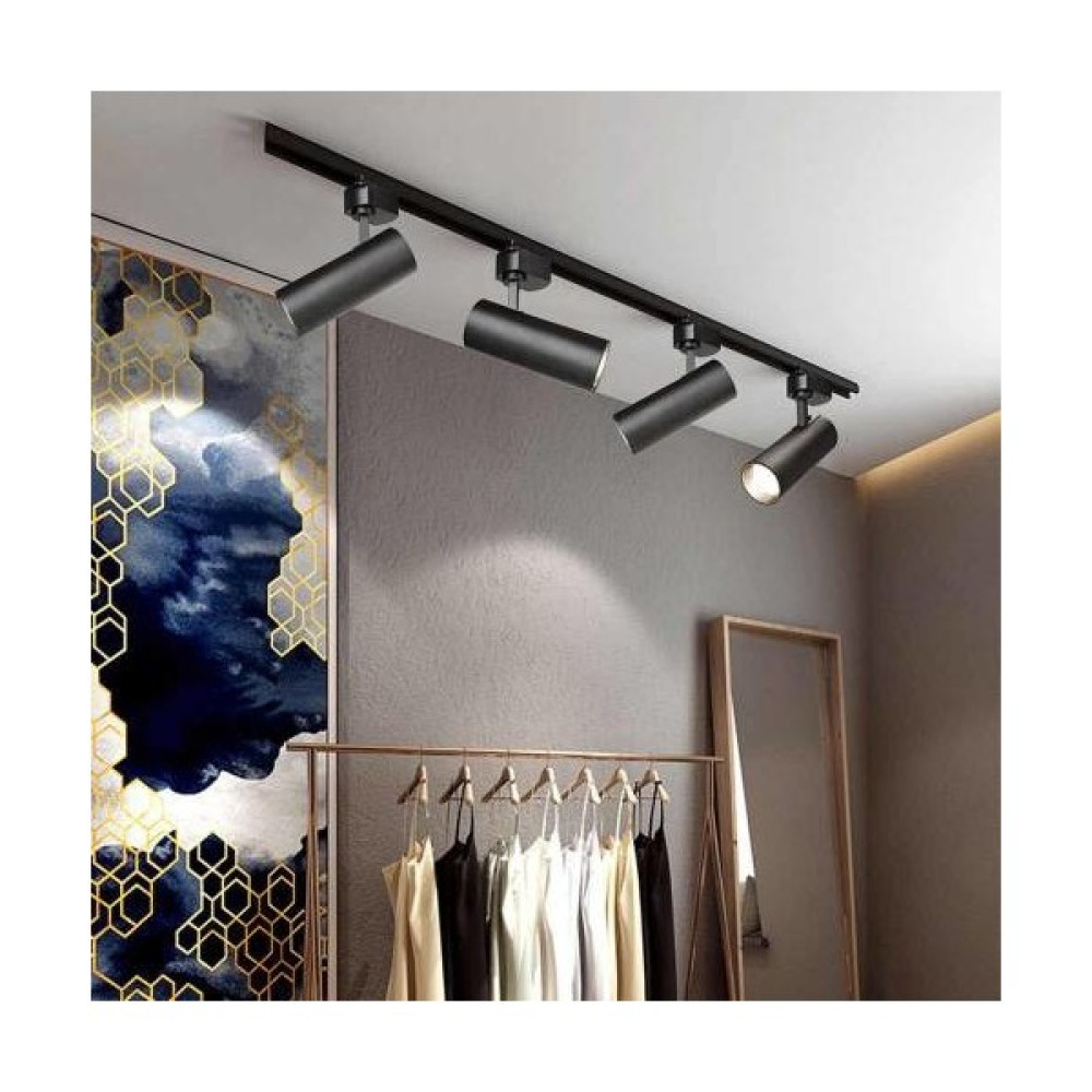 Gold Royal 4 Adet 30W Siyah Kasa Günışığı Ray Spot 1 Metre Ray Spot Fiyatı