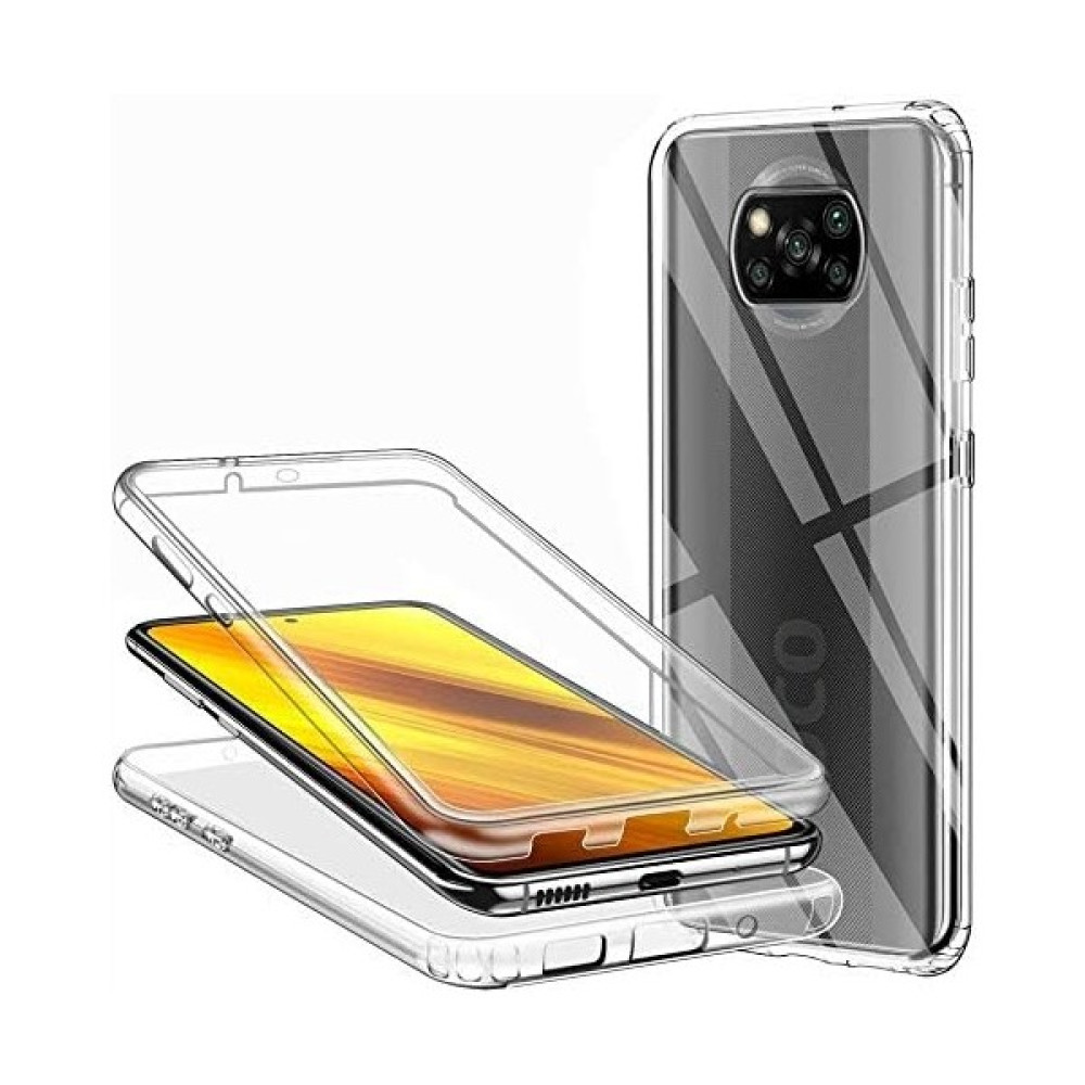 Gold Store Xiaomi Poco X3 360 Derece Tam Koruma Kılıf - Şeffaf Cep Telefonu Kılıfı Fiyatı