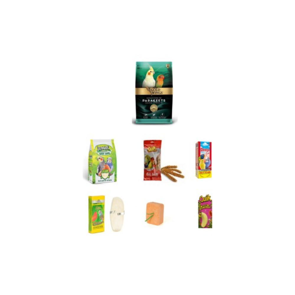Gold Wings Premium Paraket Sultan Cennet Papağanı Yem Set Evcil Hayvan Ürünleri Fiyatı
