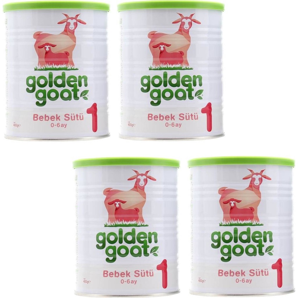Golden Goat 1 Keçi Sütü Bazlı Bebek Sütü 400 gr 0-6 Ay İçin Sütlü 4'lü Paket Diğer Fiyatı