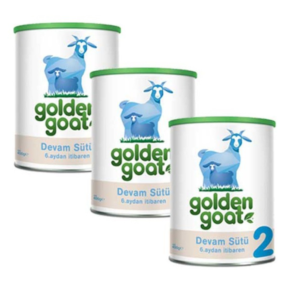 Golden Goat 2 Keçi Sütü Bazlı Devam Sütü 400 gr - 3'lü Bebek Beslenme Gereçleri Fiyatı