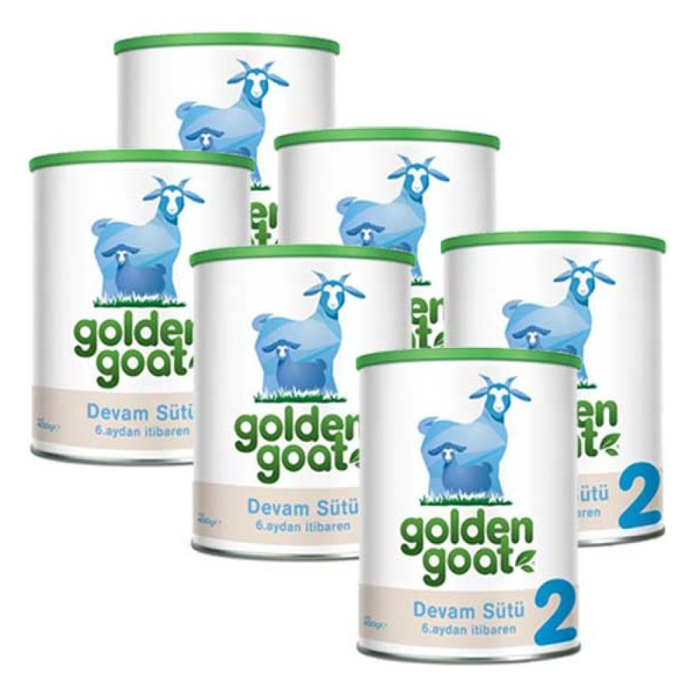 Golden Goat 2 Keçi Sütü Bazlı Devam Sütü 400 gr - 6'lı Bebek Beslenme Gereçleri Fiyatı