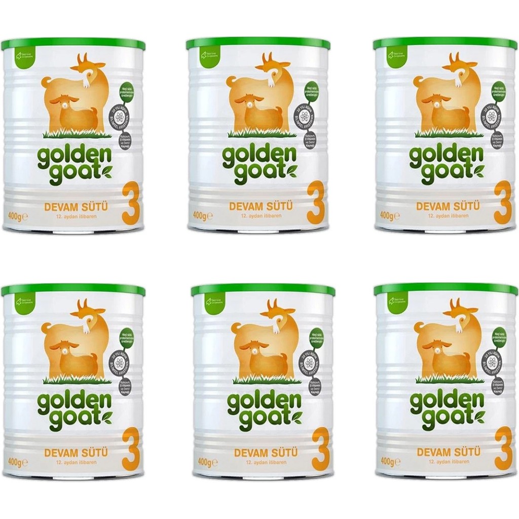 Golden Goat 3 400 gr Toz Devam Sütü 6 Adet 12 Aylık Bebekler İçin Sütlü Formül Bebek Mamaları Fiyatı