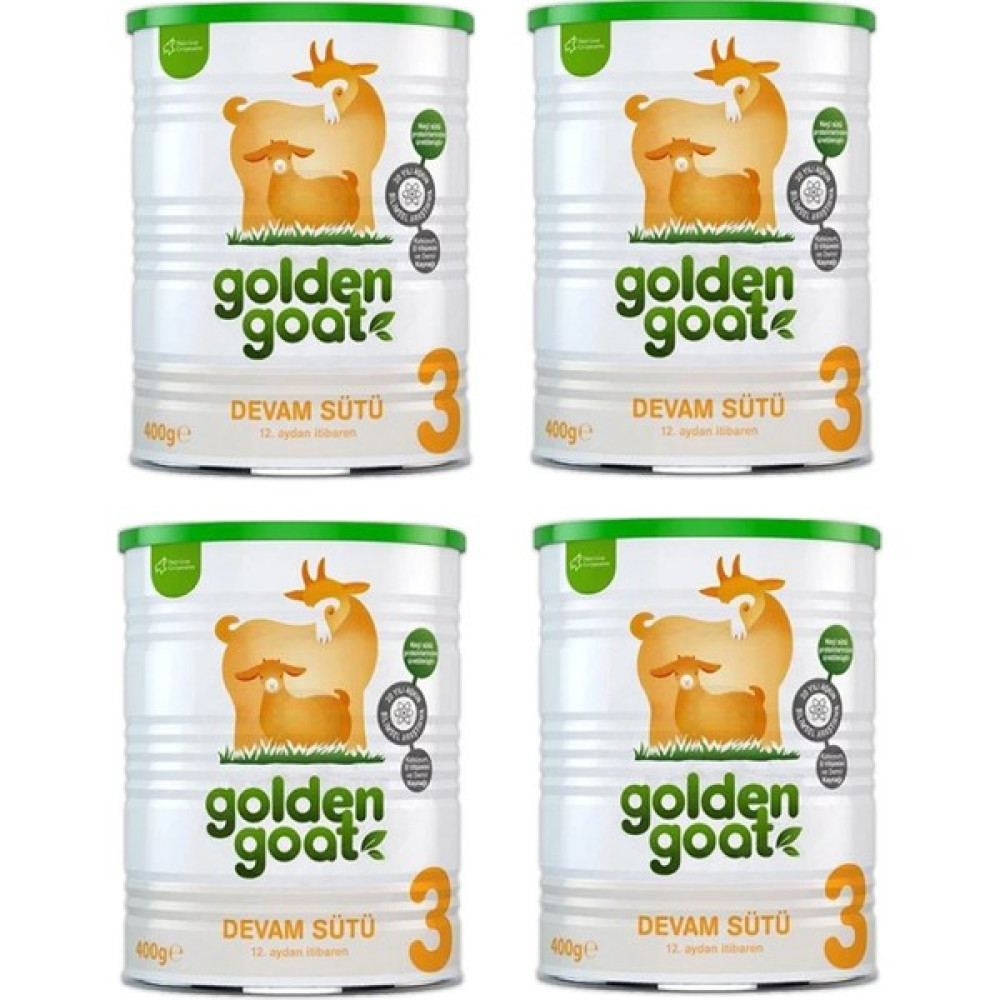 Golden Goat 3 Keçi Devam Sütü 400 gr 4 Adet Bebek Mamaları Fiyatı