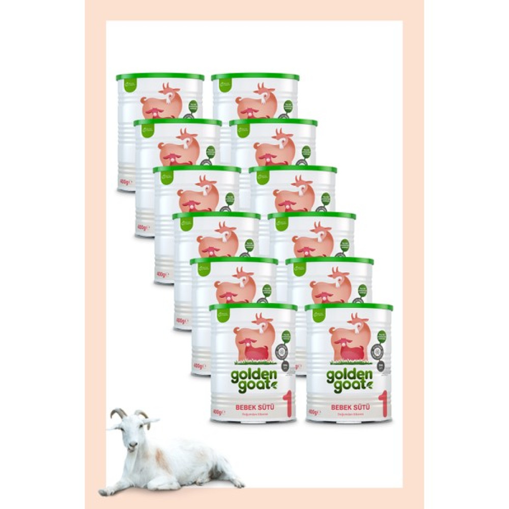 Golden Goat Keçi Bebek Sütü 1 Numara 400 gr 12'li Paket Bebek Beslenme Gereçleri Fiyatı