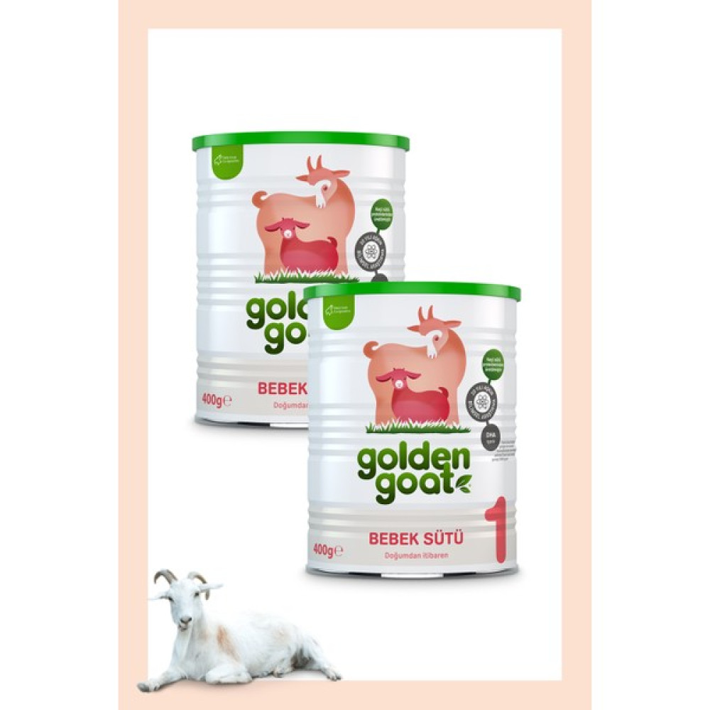 Golden Goat Keçi Bebek Sütü 1 Numara 400 gr 2'li Paket Bebek Beslenme Gereçleri Fiyatı