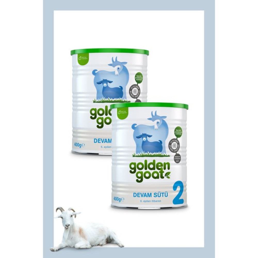 Golden Goat Keçi Devam Sütü 2 Numara 400 gr 2'li Paket Bebek Mamaları Fiyatı