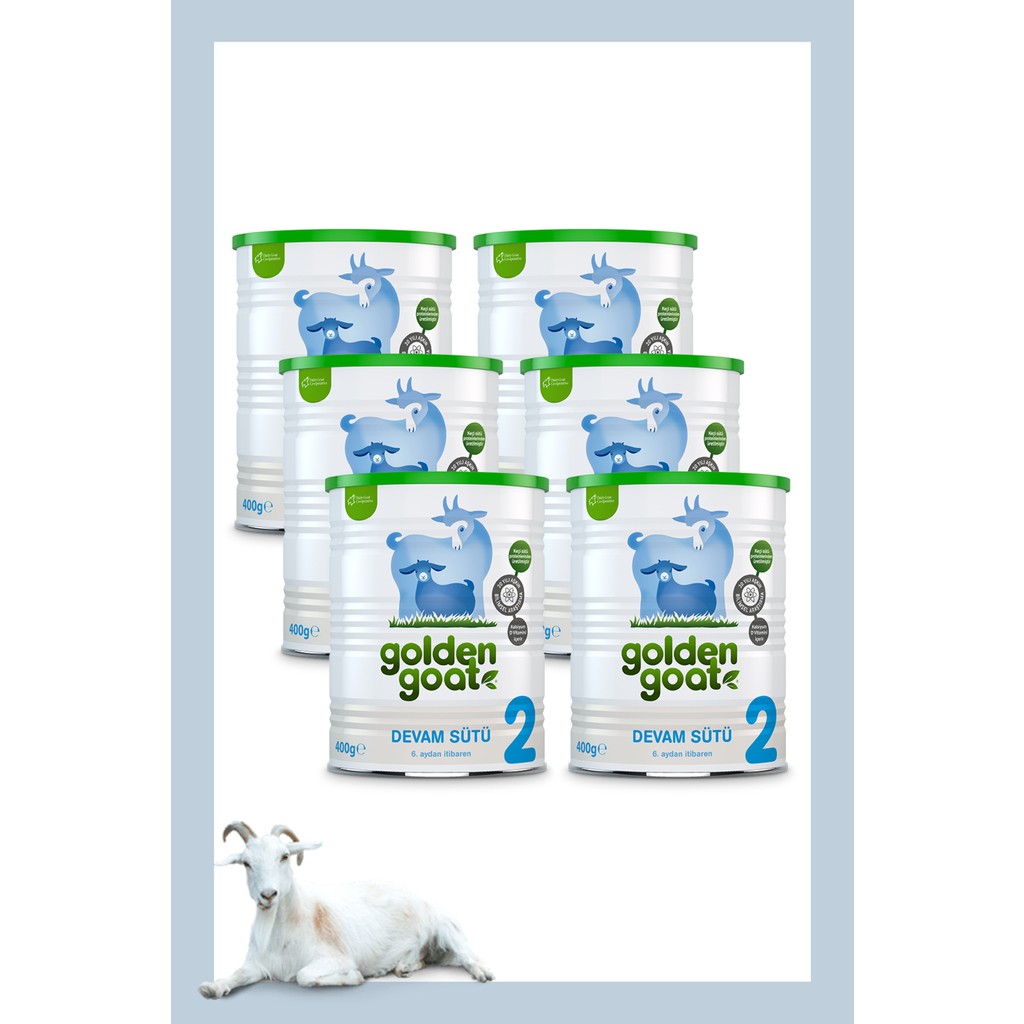 Golden Goat Keçi Devam Sütü 2 Numara 400 gr 6'lı Paket Bebek Mamaları Fiyatı