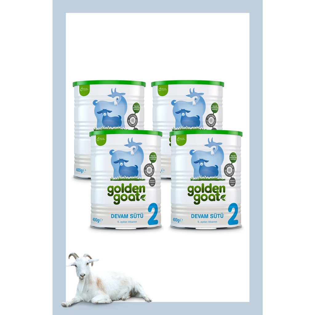 Golden Goat Keçi Devam Sütü 2 Numara 400 gr Bitkisel İçerik 6-12 Ay Arası Bebekler İçin Bebek Mamaları Fiyatı