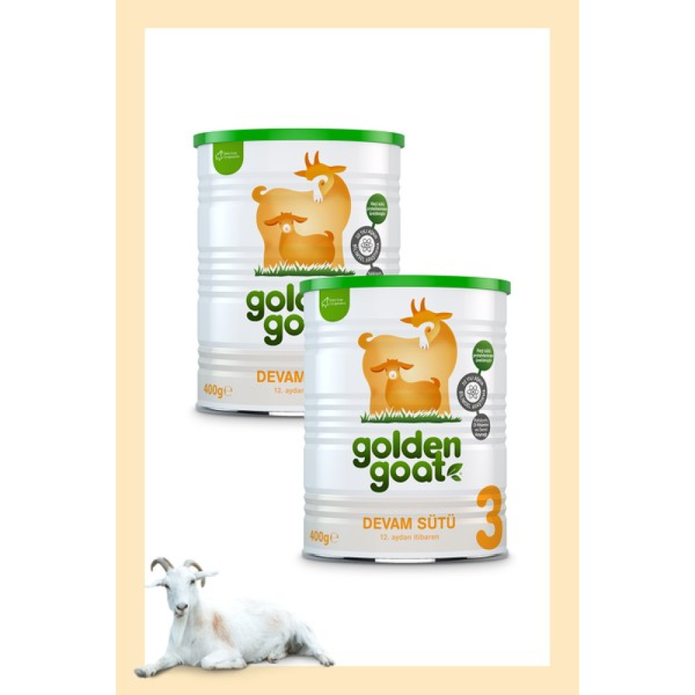 Golden Goat Keçi Devam Sütü 3 Numara 400 gr 2'li Paket Bebek Mamaları Fiyatı