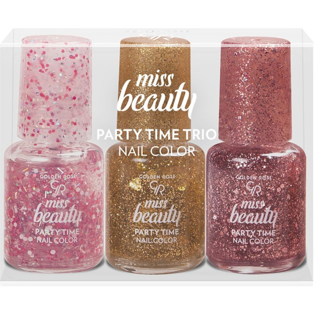 Golden Rose Miss Beauty Party Time Trio Nail Colors - Oje Seti - 8691190441951 Oto Boyaları Fiyatı