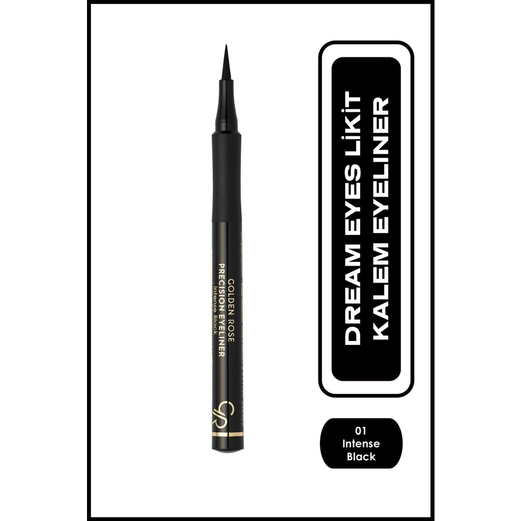 Golden Rose Siyah Eyeliner - Precision Liner 8691190068523 Eyeliner Fiyatı