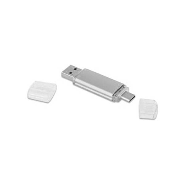 Golden Tech 2 In 1 Çift Taraflı Type-C USB 2.0 32 GB USB Bellek - Gümüş Bilgisayar Çevirici ve Adaptörü Fiyatı
