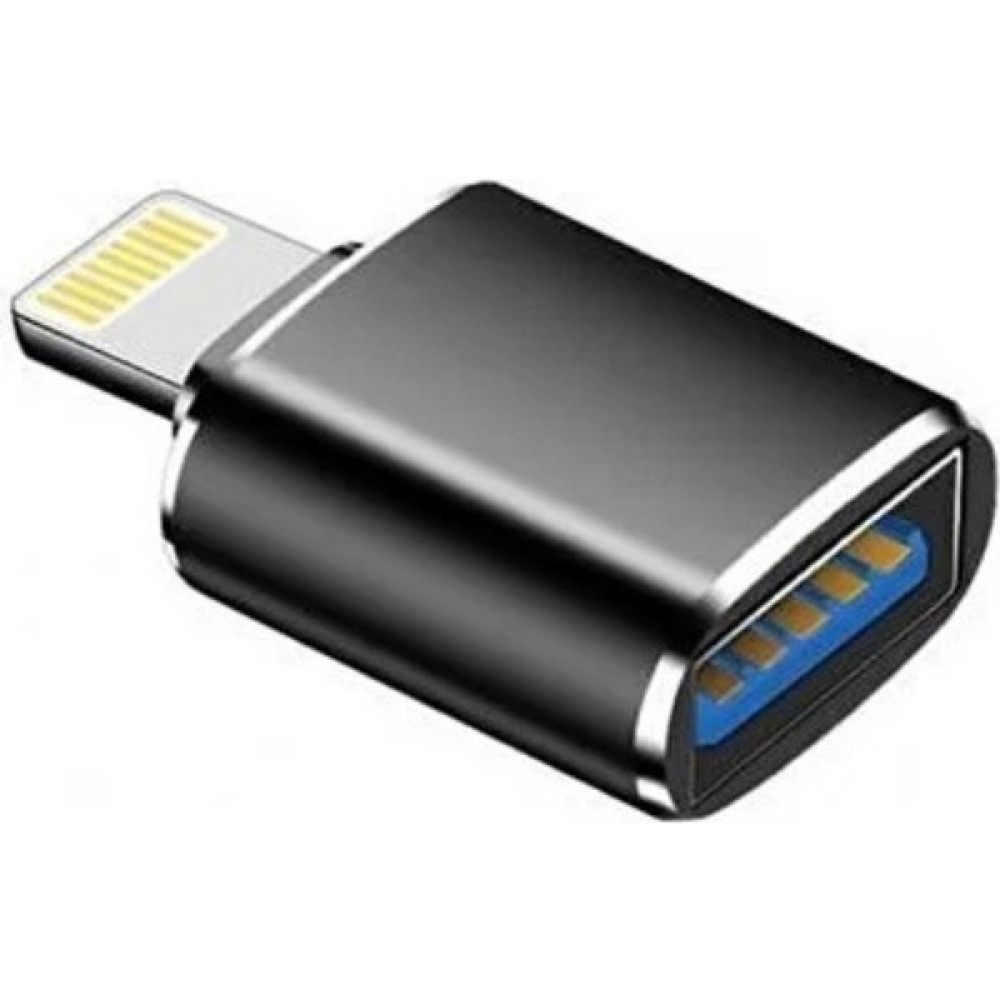Golden Tech Apple Lightning Uyumlu USB 3.0 (Yüksek Hızlı) Veri Aktarımı Otg Çevirici Dönüştürücü Adaptör - Siyah Bilgisayar Çevirici ve Adaptörü Fiyatı