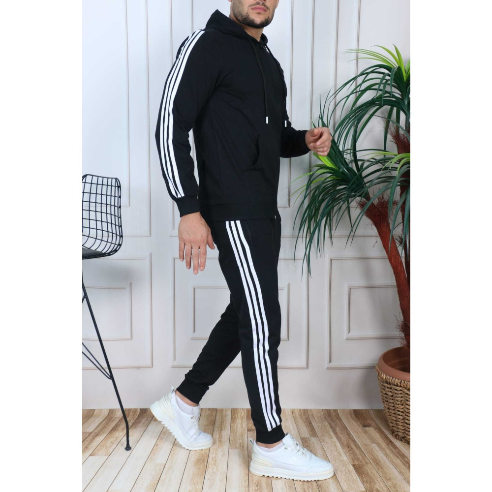 golden toptan Siyah Mevsimlik Fermuarlı Eşofman Takımı 2XL Beden Kadın Eşofman Fiyatı