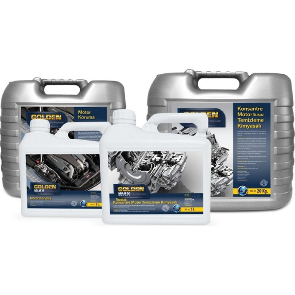 Goldenwax En Iyi Susuz Motor Yıkama Motor Temizleme Kimyasalı Zift Balata Yağ Kir Söker Engine Cleaner - 5 kg Oto Yıkama Ürünleri Fiyatı